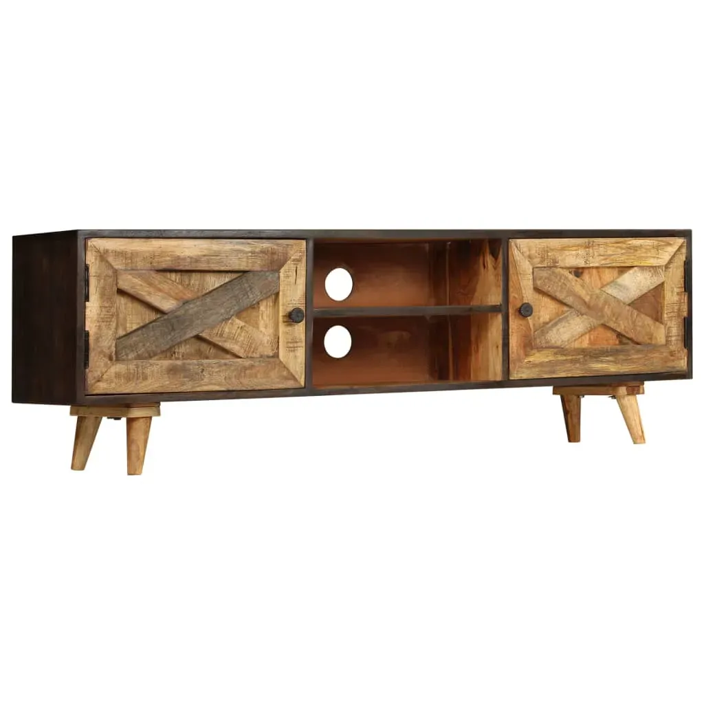 TV Cabinet Solid Mango Wood 140x30x45 cm Price
