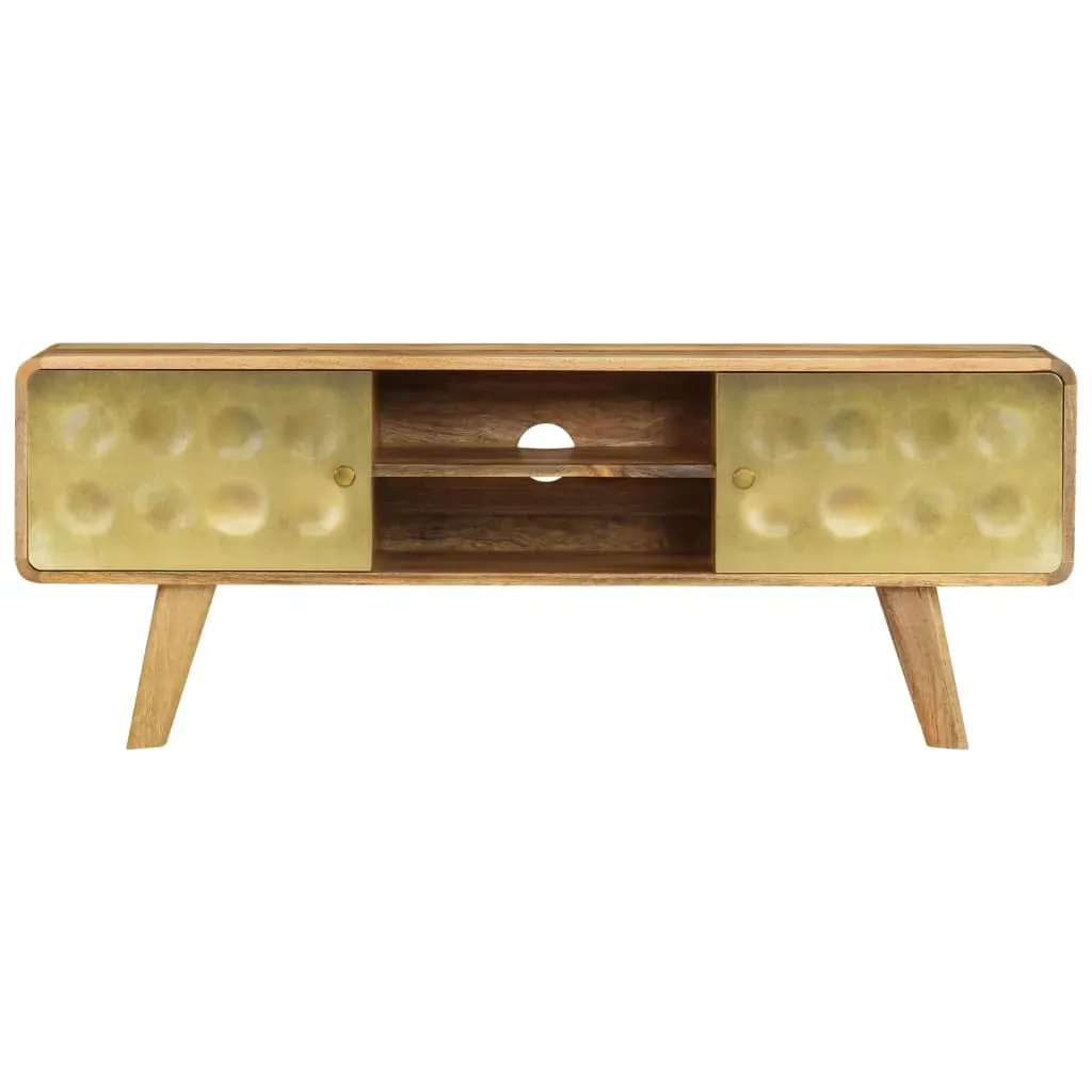 TV Cabinet Solid Mango Wood 120x30x45 cm Price
