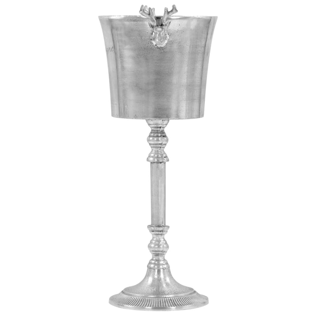 Champagne Cooler Solid Aluminium 39x29x71 cm Silver Price