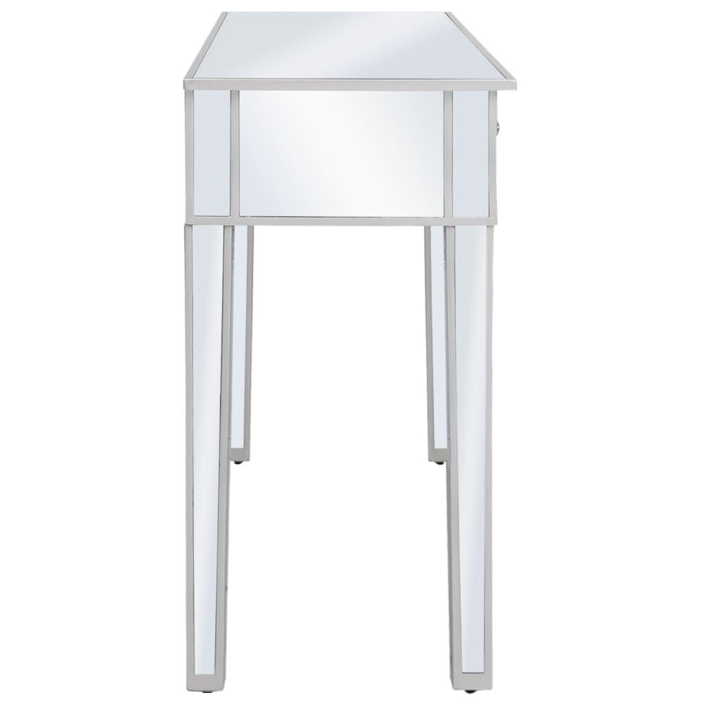 Mirrored Console Table MDF and Glass 106.5x38x76.5 cm Price