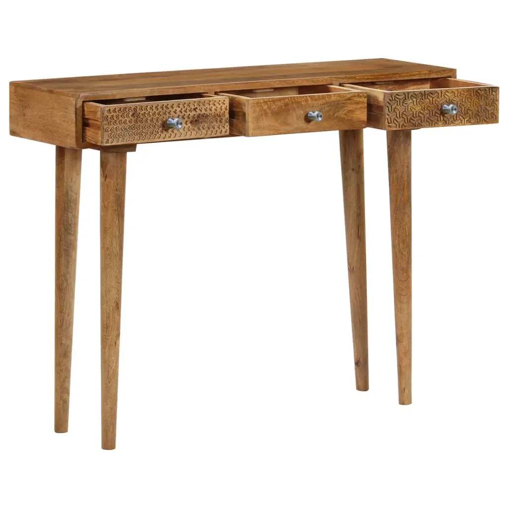 Console Table Solid Mango Wood 102x30x79 cm Price