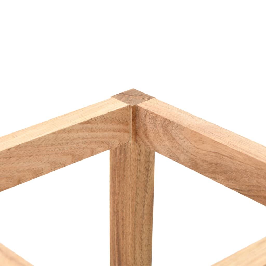 Umbrella Stand Solid Walnut Wood 18x18x50 cm Price
