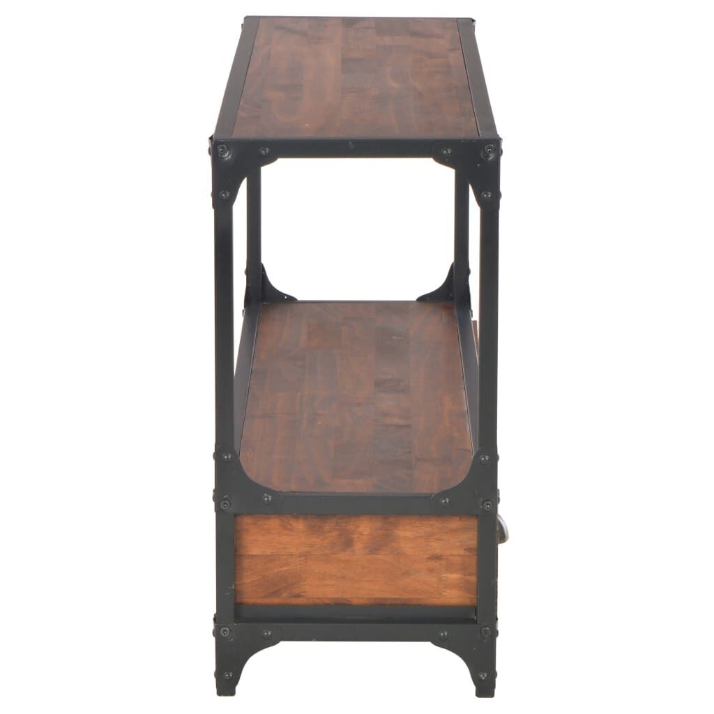 TV Cabinet with 3 Drawers 120x30x60 cm Solid Pine Wood Price