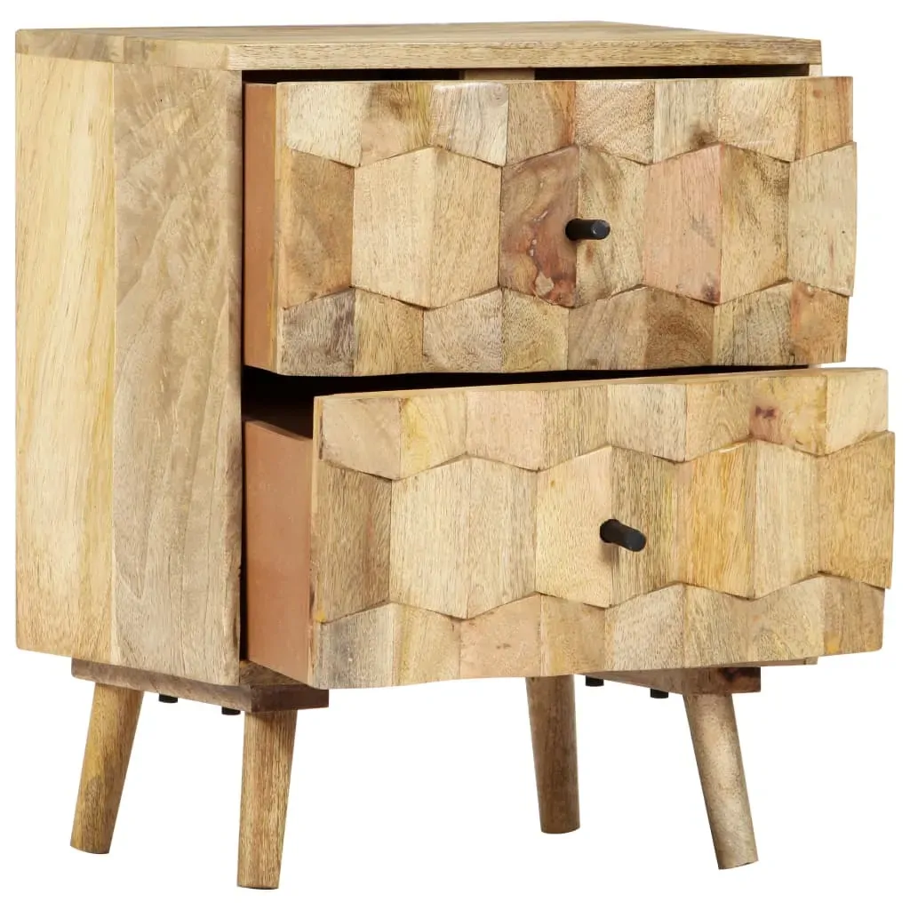 Bedside Cabinet 40x30x50 cm Solid Mango Wood Price