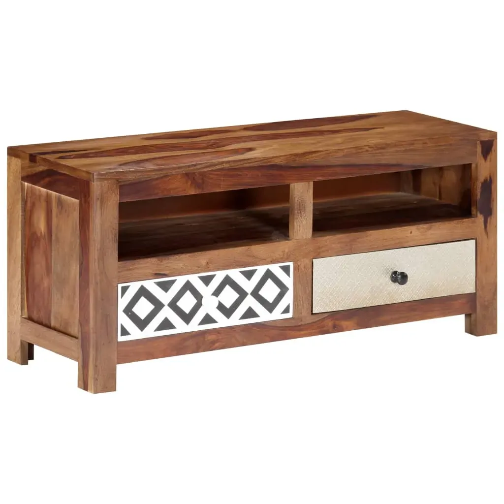 TV Cabinet 90x30x40 cm Solid Acacia Wood Price