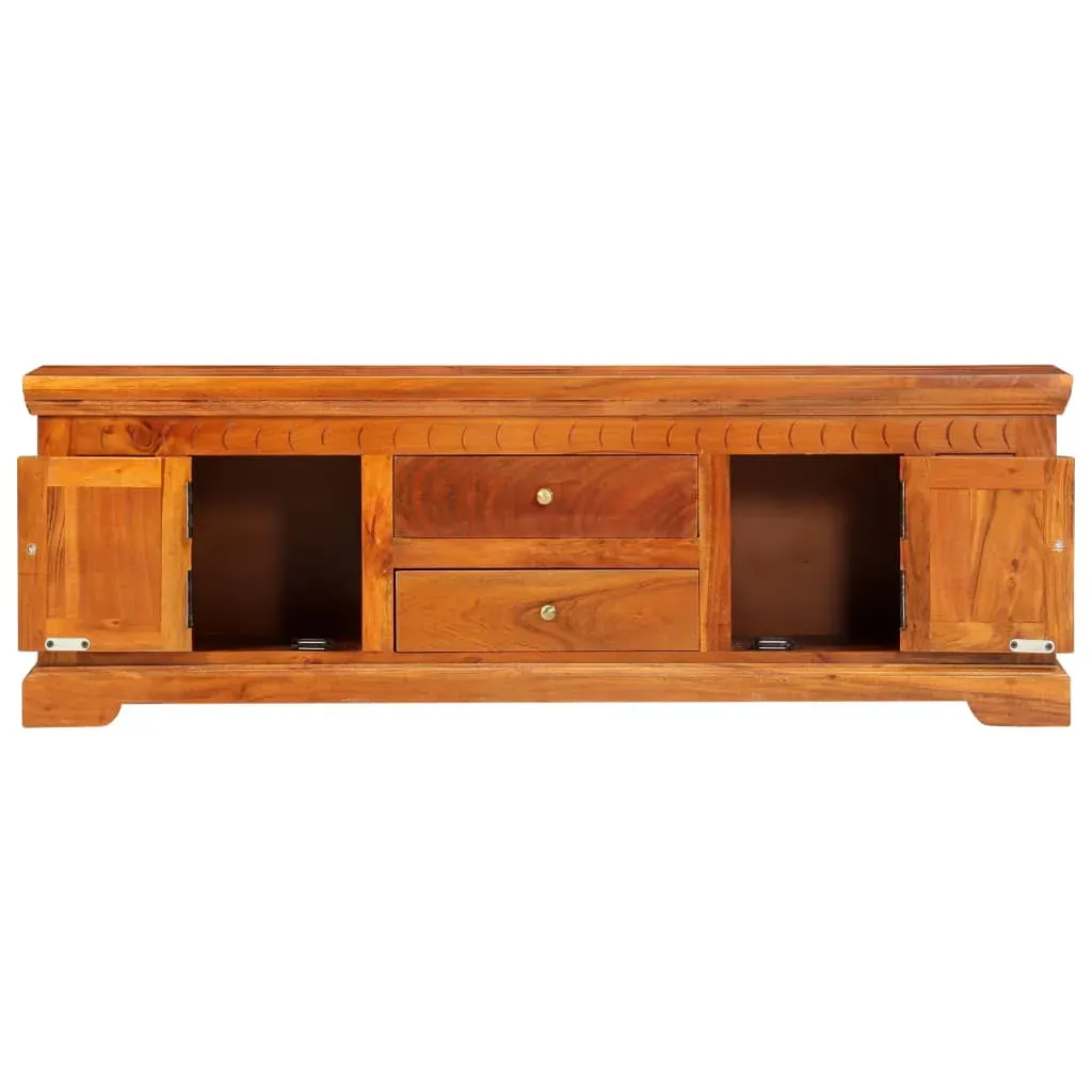 TV Cabinet 119x30x40 cm Solid Acacia Wood Price