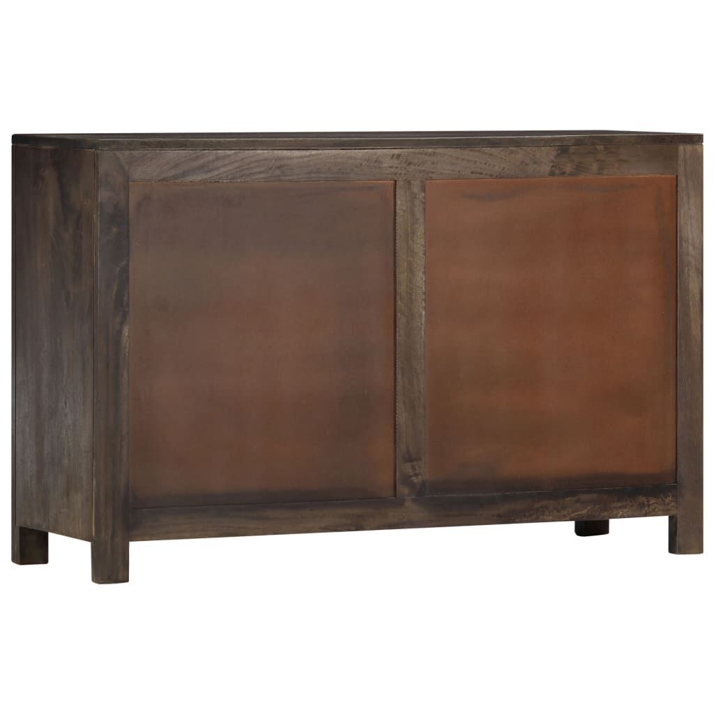 Sideboard with Carved Design 110x35x70 cm Solid Mango Wood Price