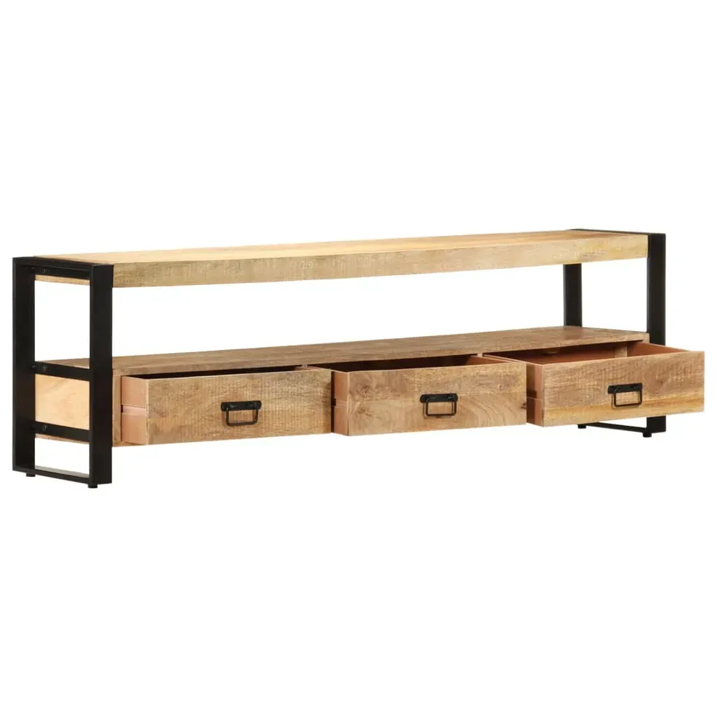 TV Cabinet 150x30x45 cm Solid Mango Wood Price
