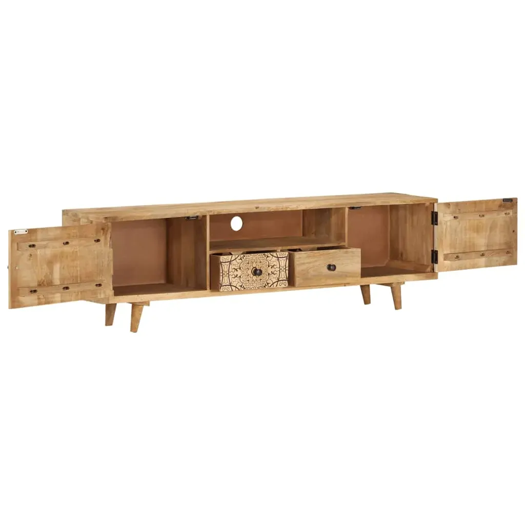 TV Cabinet 140x30x40 cm Solid Mango Wood Price