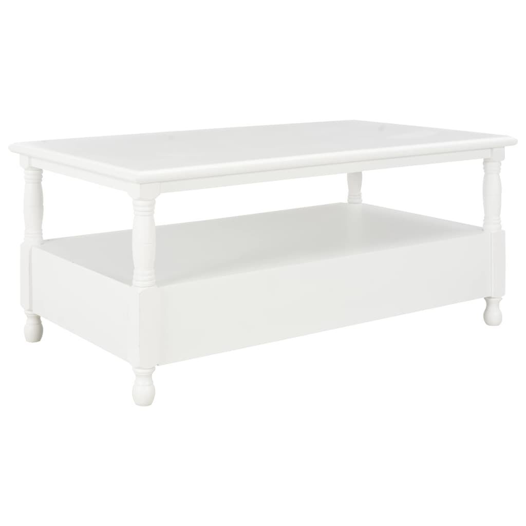 Coffee Table White 100x55x45 cm Wood Price