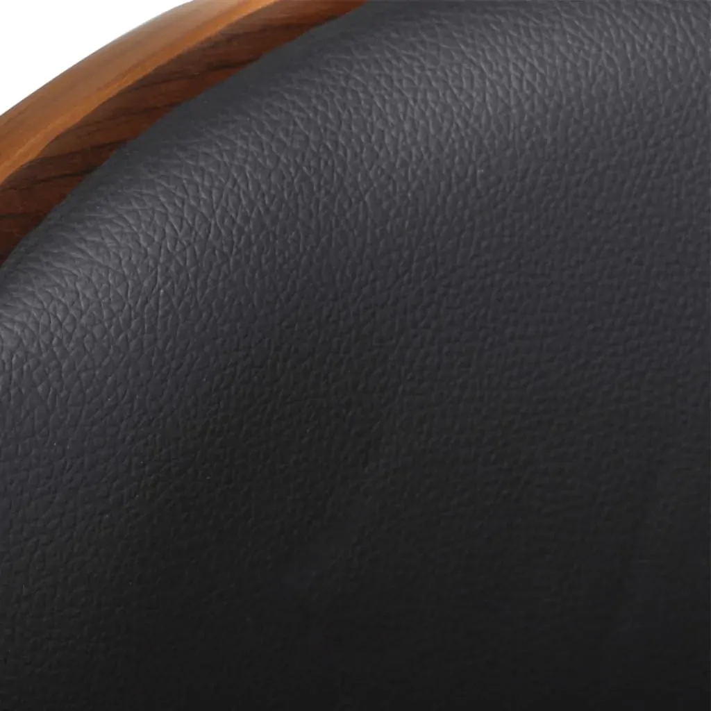 Bar Stools 2 pcs Bent Wood and Faux Leather Price