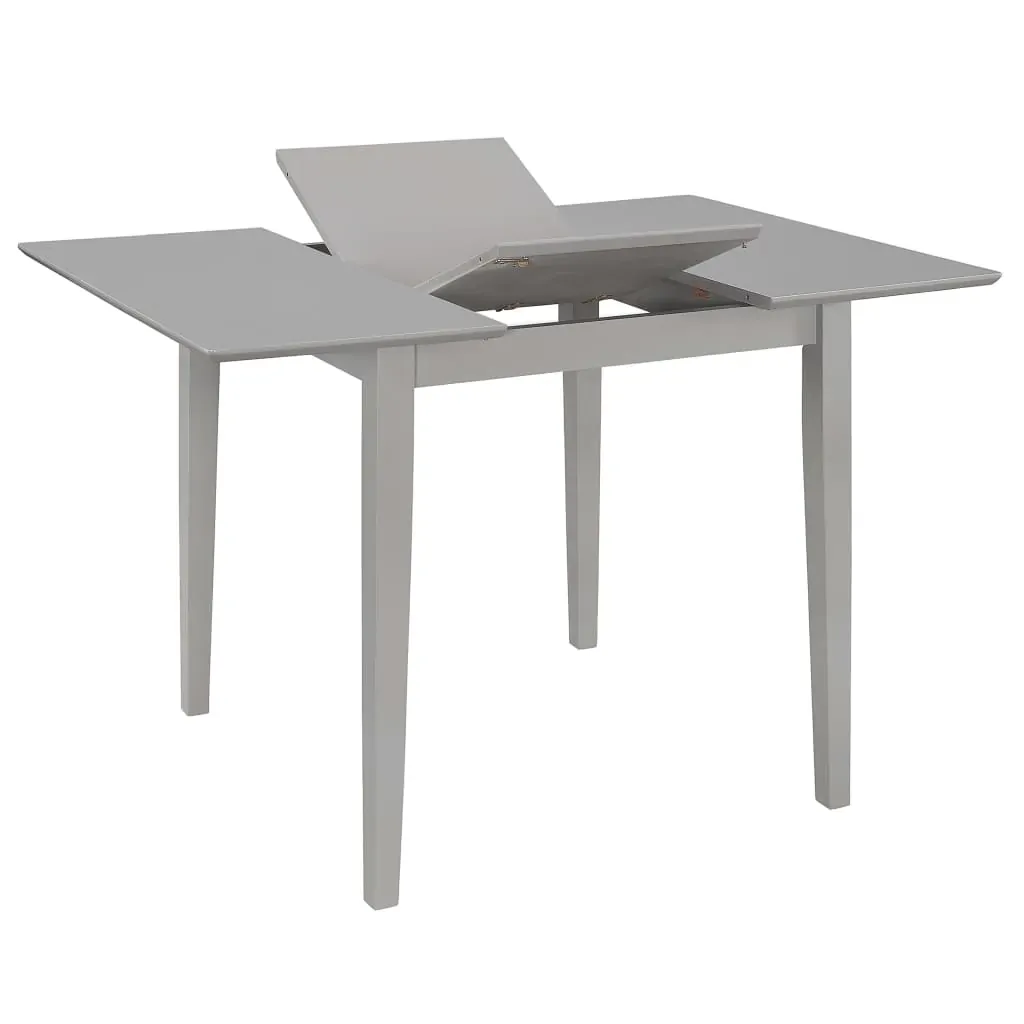 5 Piece Dining Set MDF Grey Price