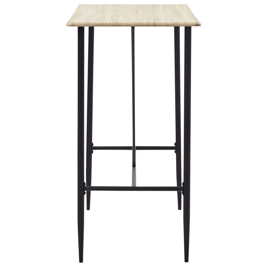 5 Piece Bar Set Plastic Black Price