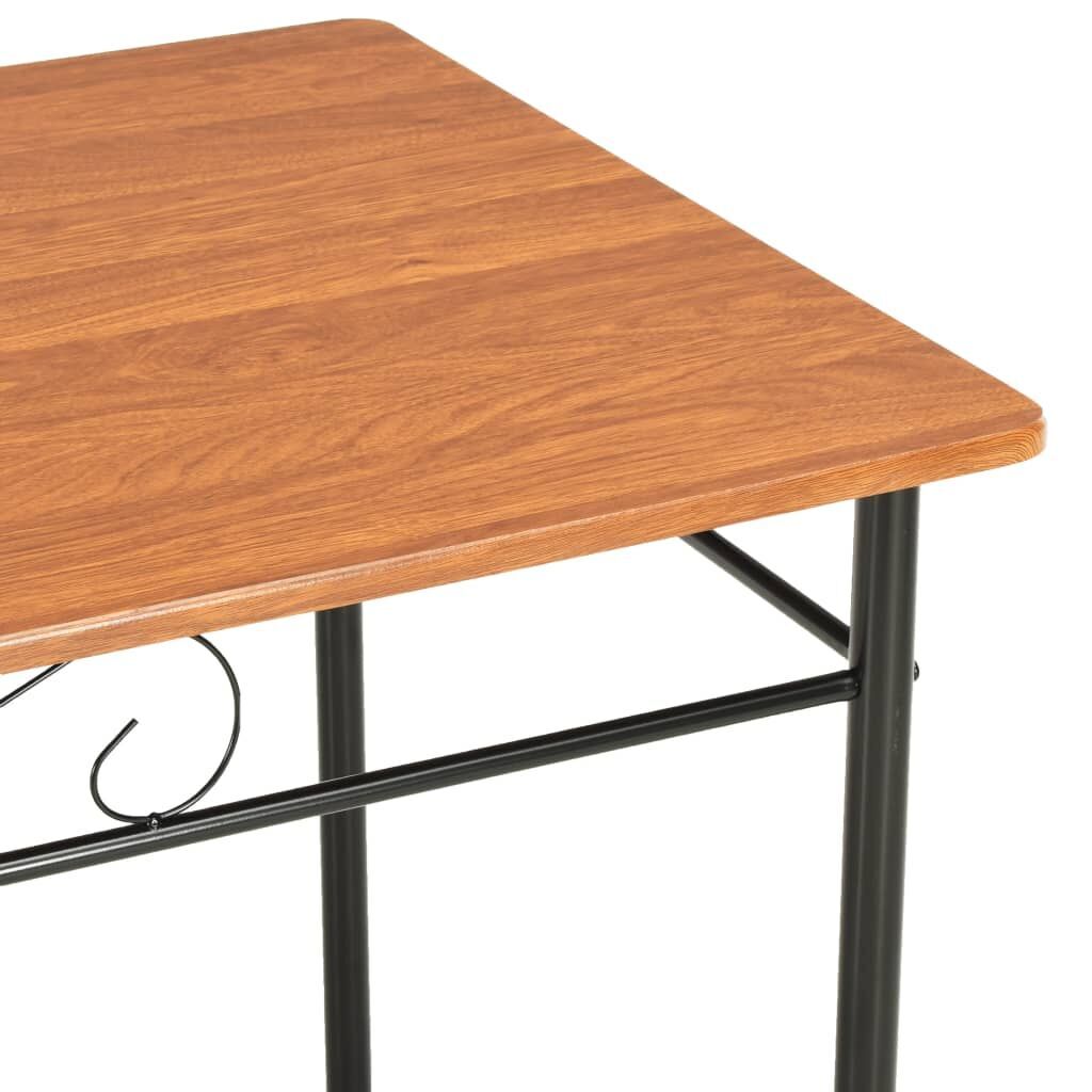 Dining Table Brown 120x70x75 cm MDF Price