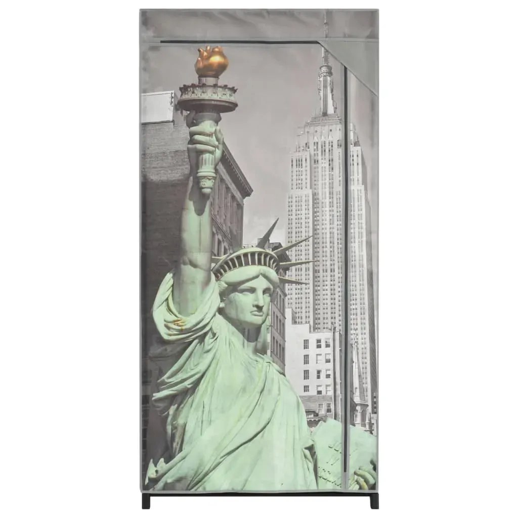 Wardrobe New York 75x45x160 cm Fabric Price