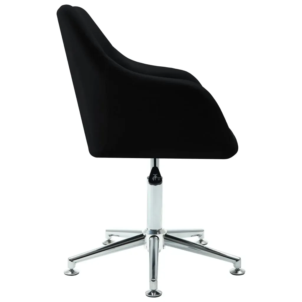 Swivel Dining Chair Black Fabric Price