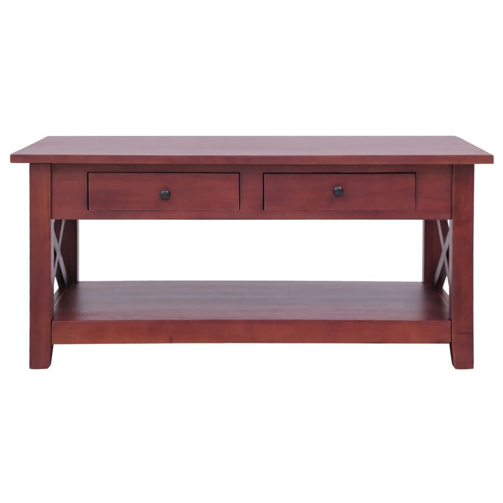 Coffee Table Brown 100x55x46 cm Solid Mahogany Wood Price