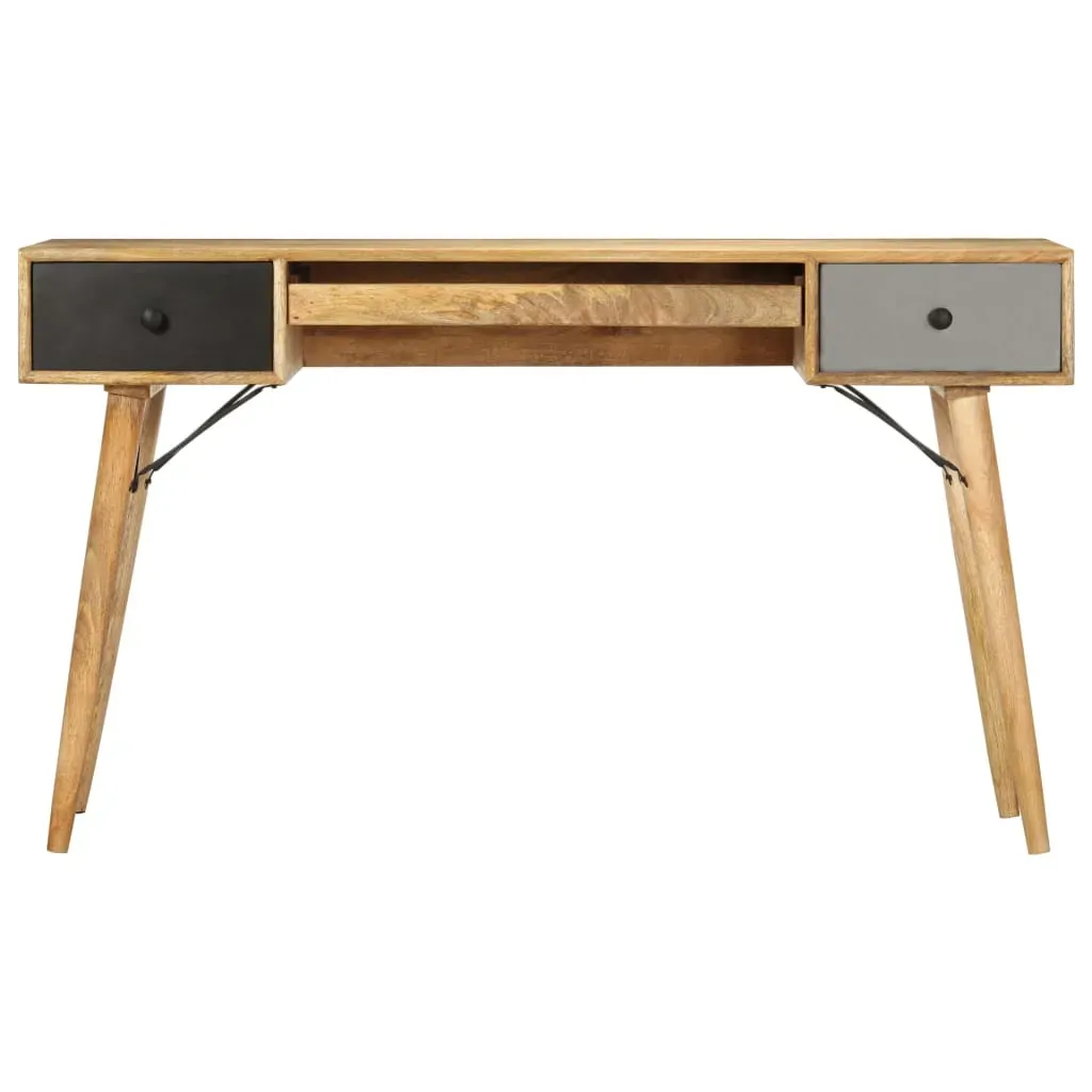 Desk with Drawers 130x50x80 cm Solid Mango Wood Price