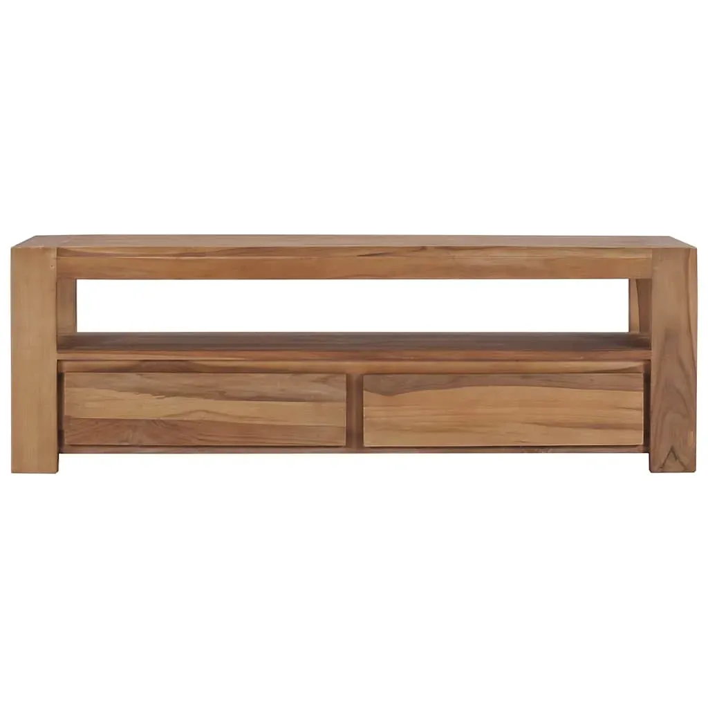 TV Cabinet 120x30x40 cm Solid Teak Wood Price