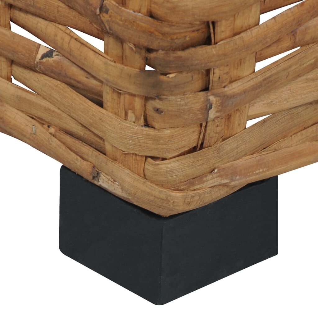 Coffee Table 47x47x28 cm Natural Rattan Price