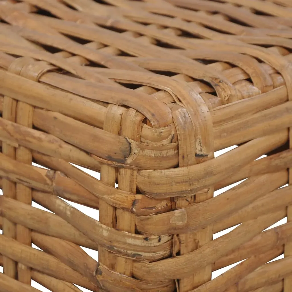 Coffee Table 47x47x28 cm Natural Rattan Price