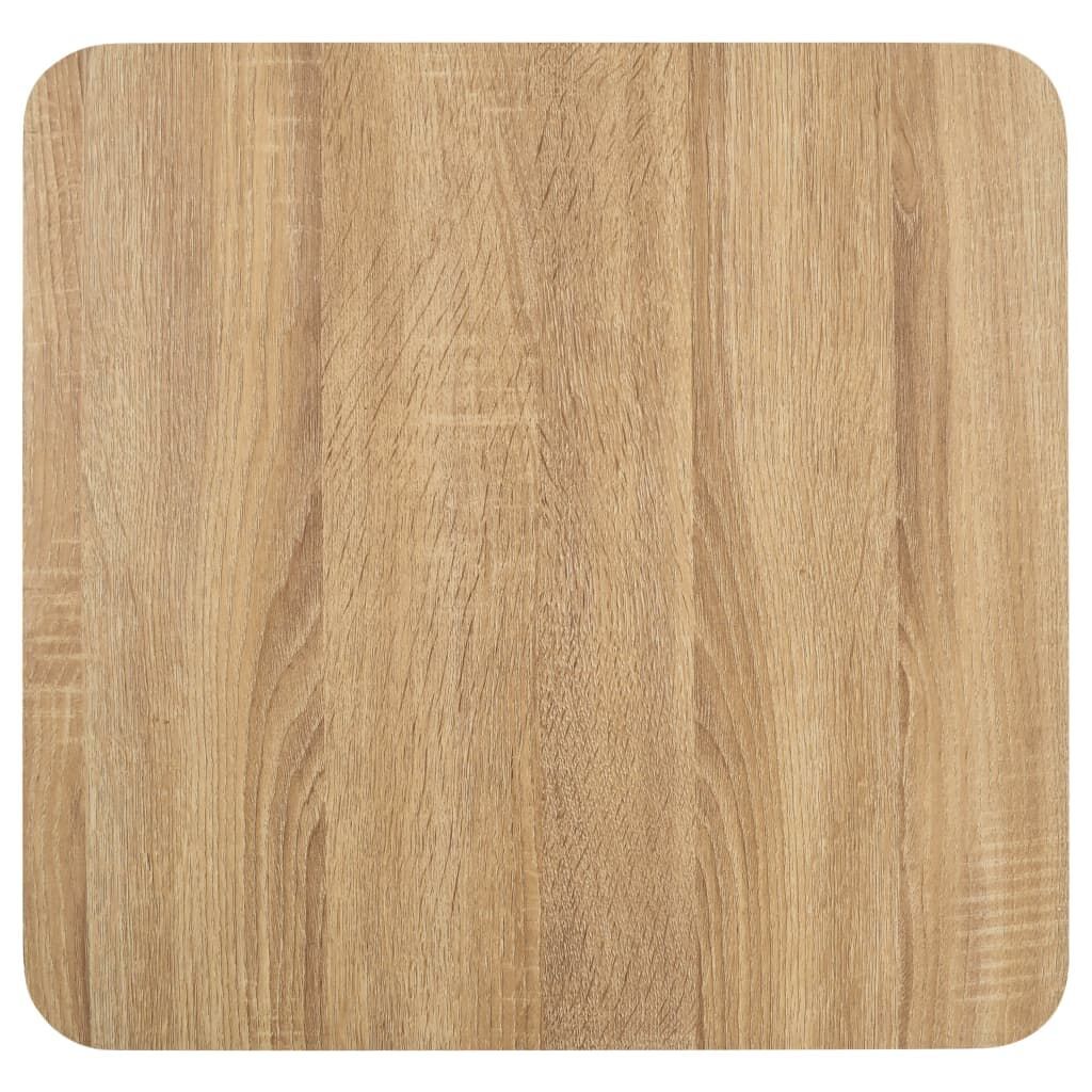 Bistro Table Light Brown 50x50 cm MDF Price
