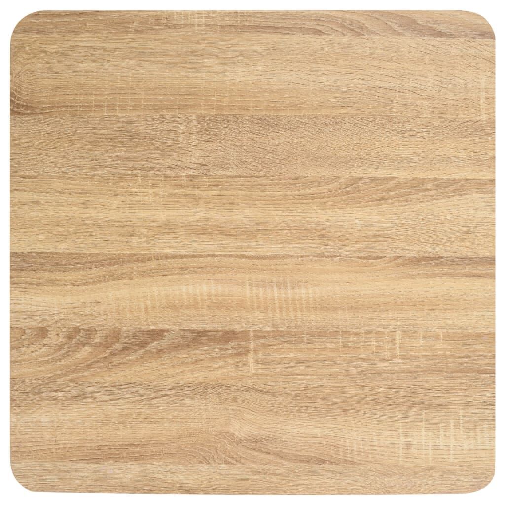 Bistro Table Light Brown 60x60 cm MDF Price