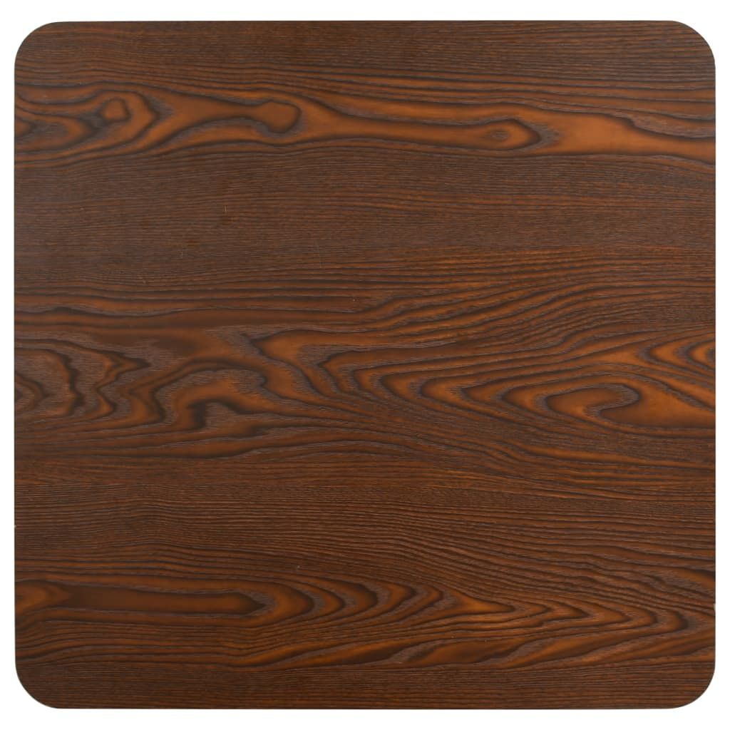 Bistro Table Dark Brown 60x60 cm MDF Price