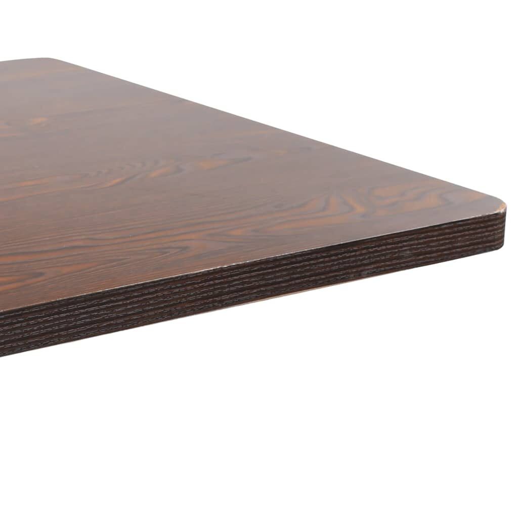Bistro Table Dark Brown 80x80 cm MDF Price