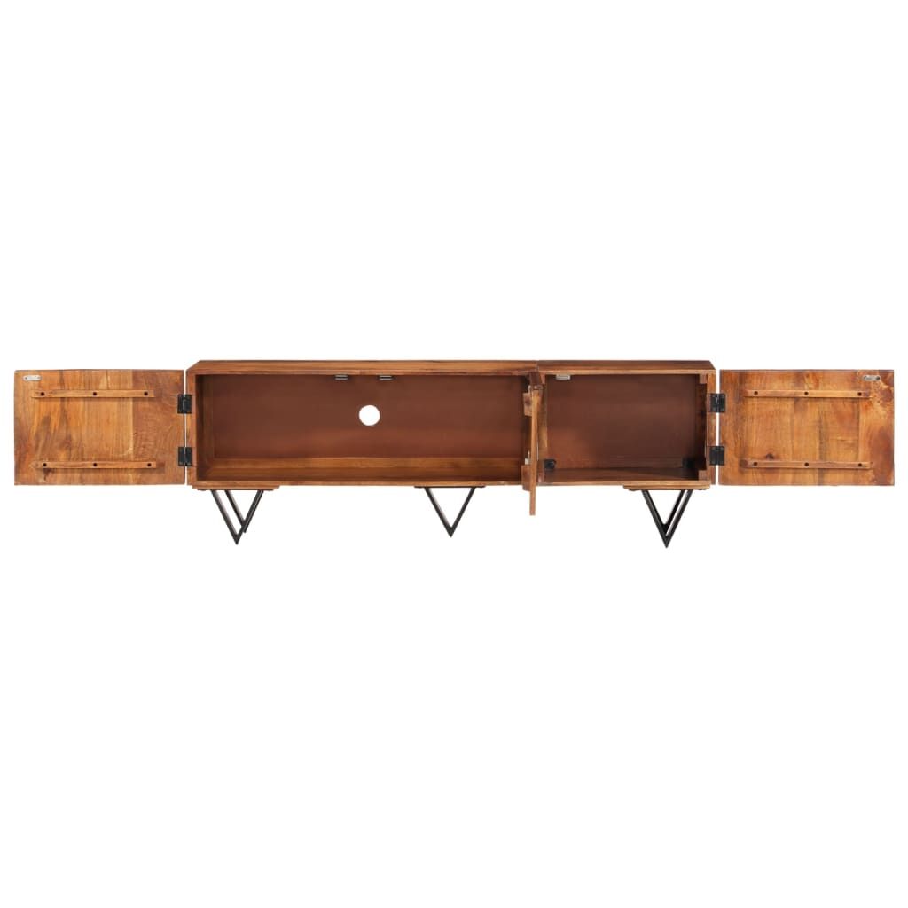 TV Cabinet 140x30x46 cm Solid Wood Mango Price