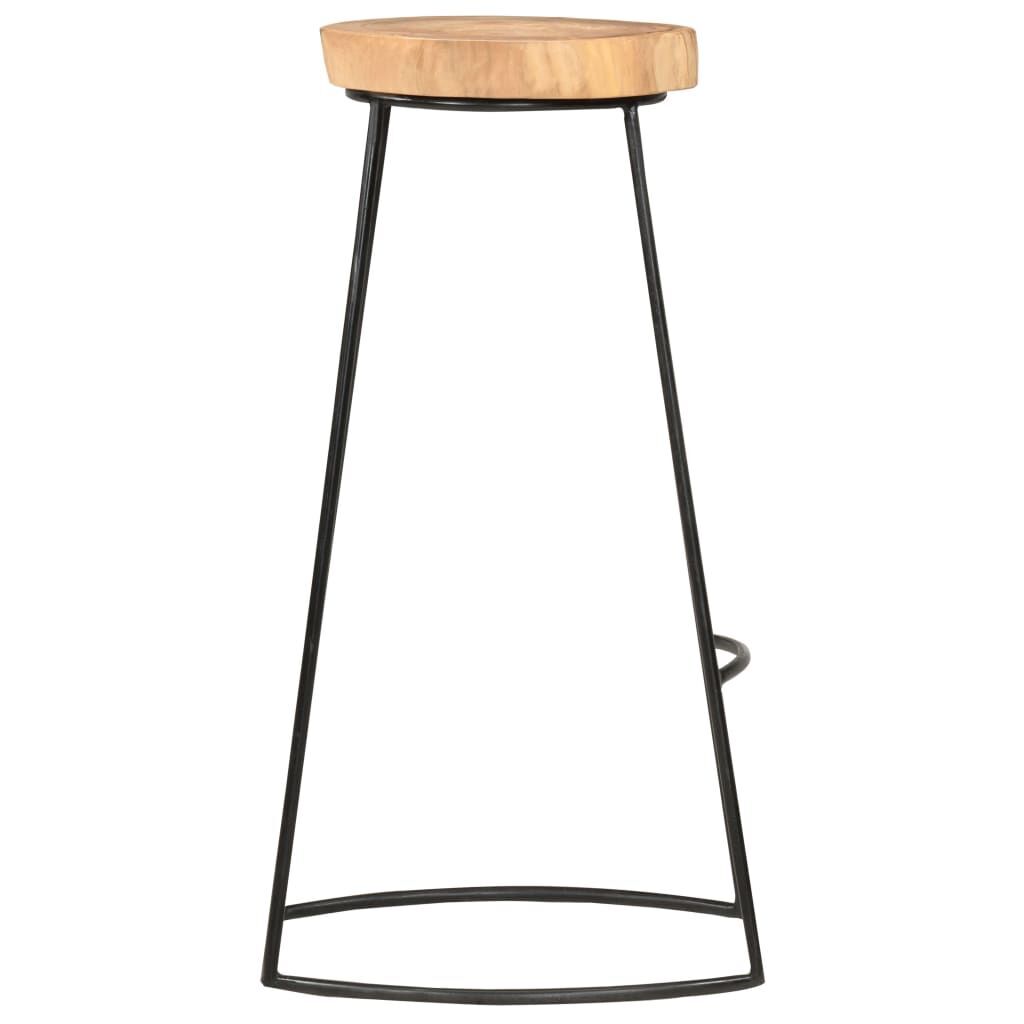 Bar Stools 2 pcs Solid Acacia Wood Price
