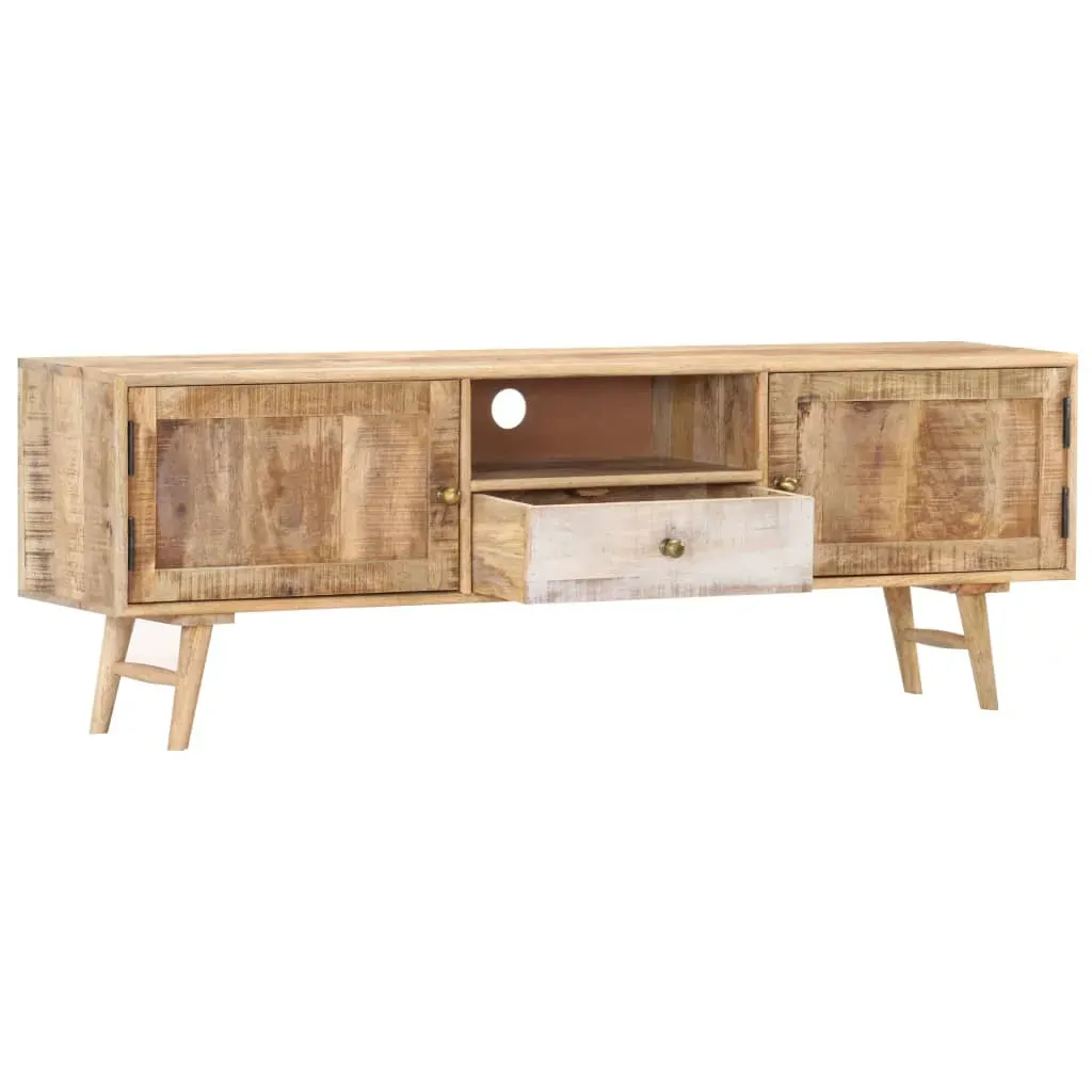 TV Cabinet 140x30x45 cm Solid Mango Wood Price