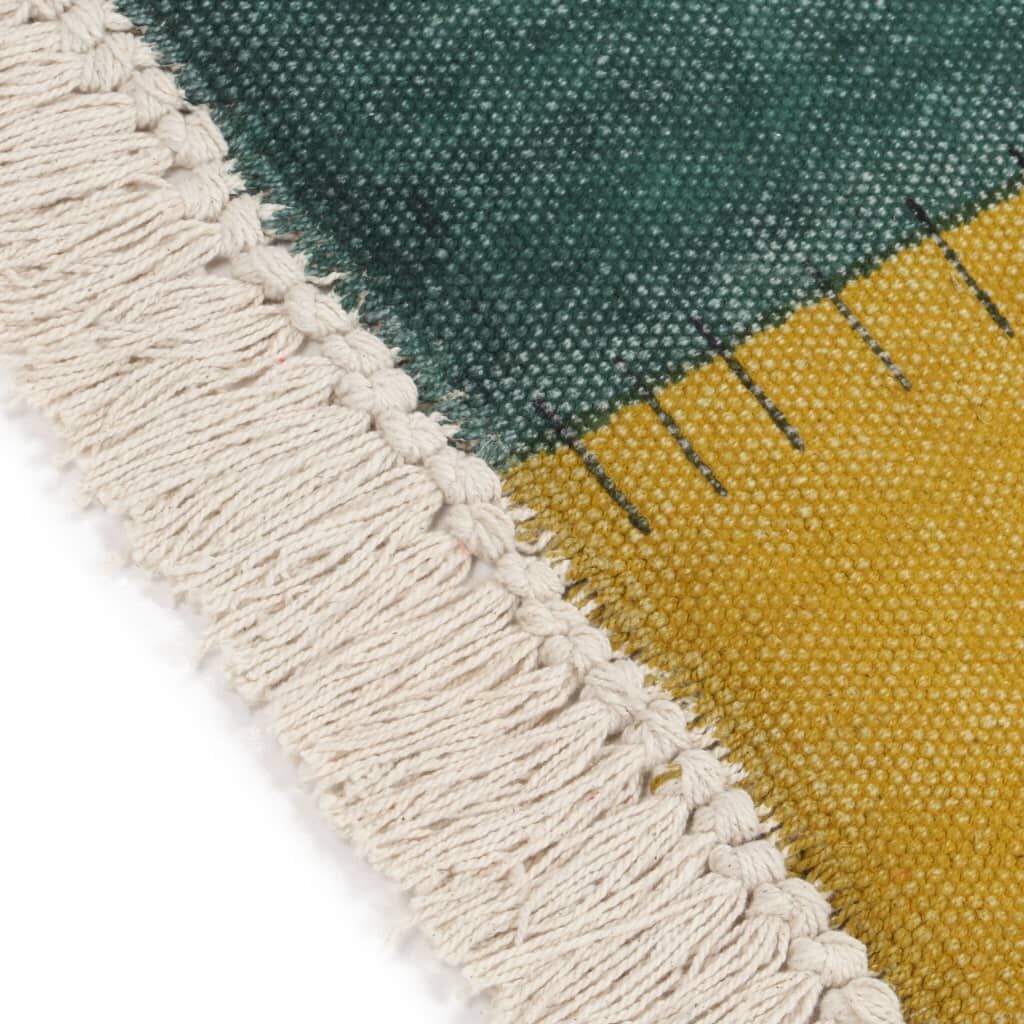 Handwoven Kilim Rug Cotton 120x180 cm Printed Multicolour Price