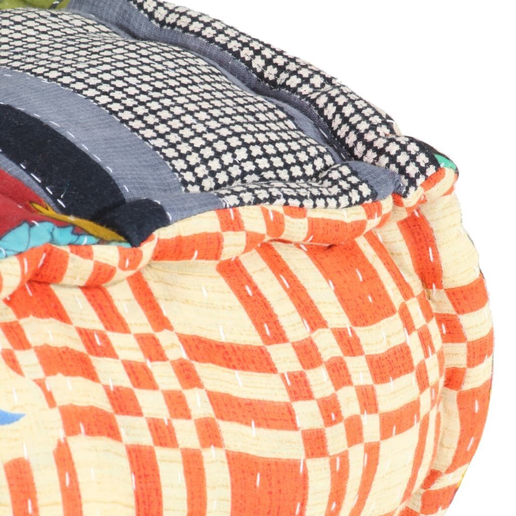 Modular Pouffe Patchwork Fabric Price