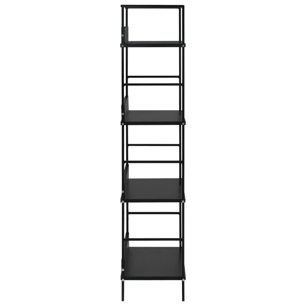 4-Layer Book Shelf Black 60x27.6x124.5 cm Engineered Wood Price