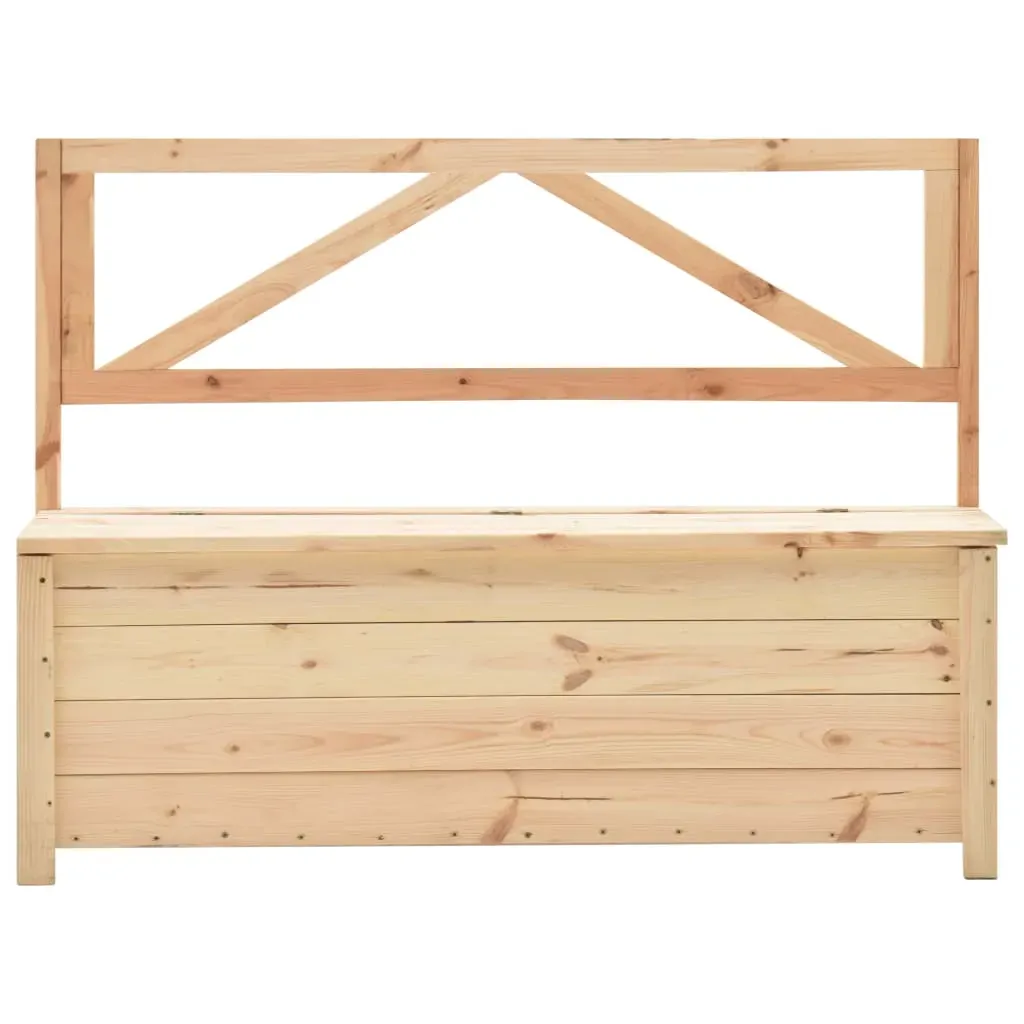 Storage Bench 120 cm Solid Pine Wood Price