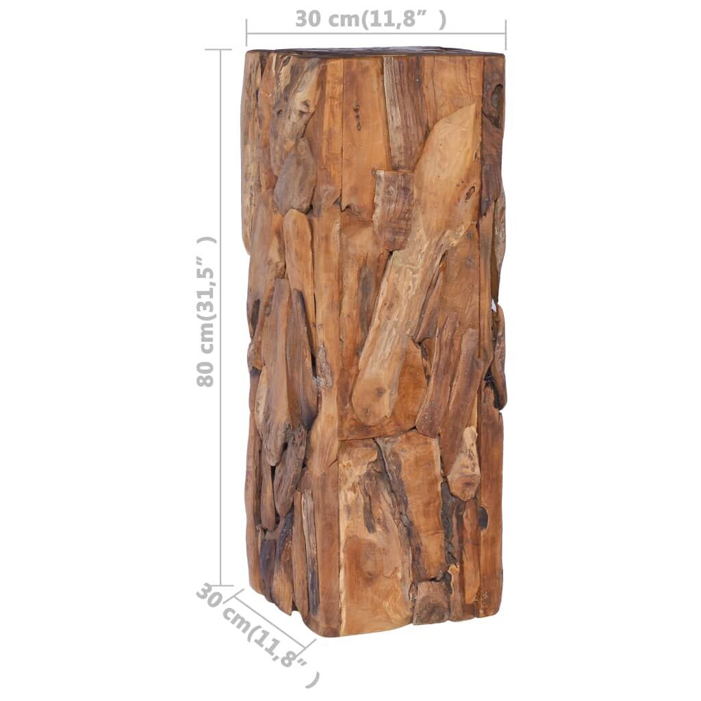 Side Table 30x30x80 cm Solid Teak Wood Price