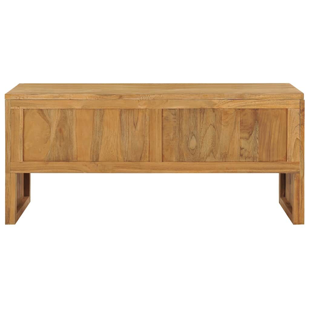 TV Cabinet 100x35x45 cm Solid Teak Wood Price