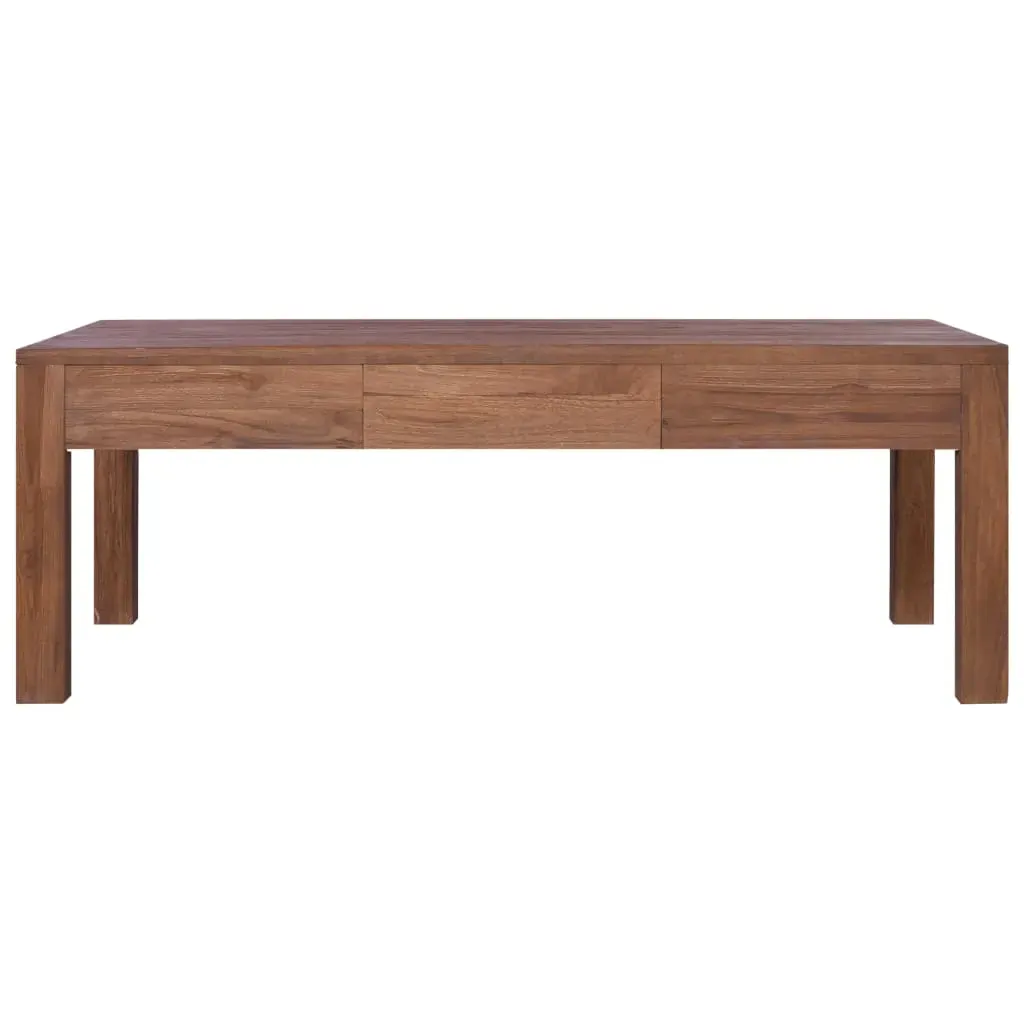 Coffee Table 110x60x40 cm Solid Teak Wood Price