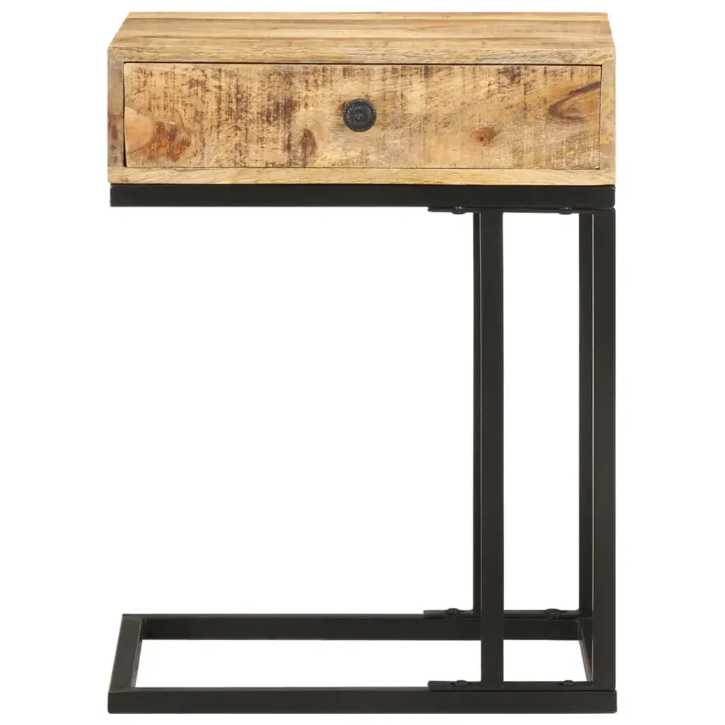 U-Shaped Side Table 45x30x61 cm Solid Mango Wood Price