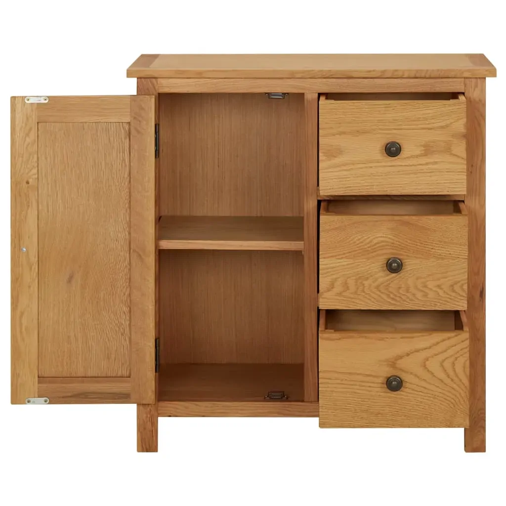 Cupboard 70x35x75 cm Solid Oak Wood Price