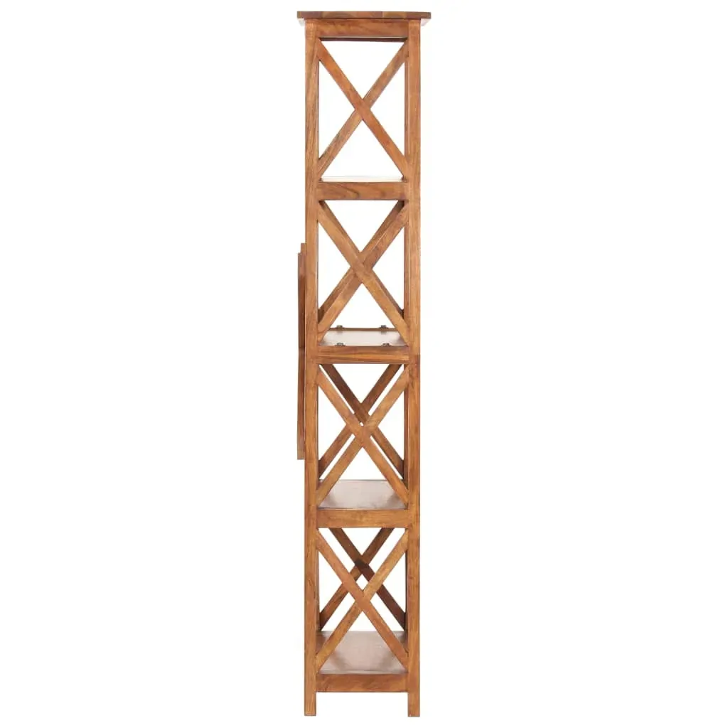 Bookshelf 60x30x160 cm Solid Acacia Wood Honey Finish Price