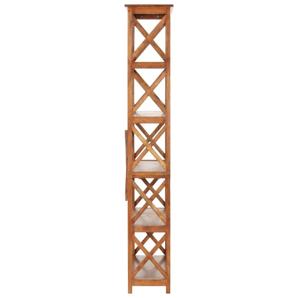 Bookshelf 100x30x180 cm Solid Acacia Wood Honey Finish Price