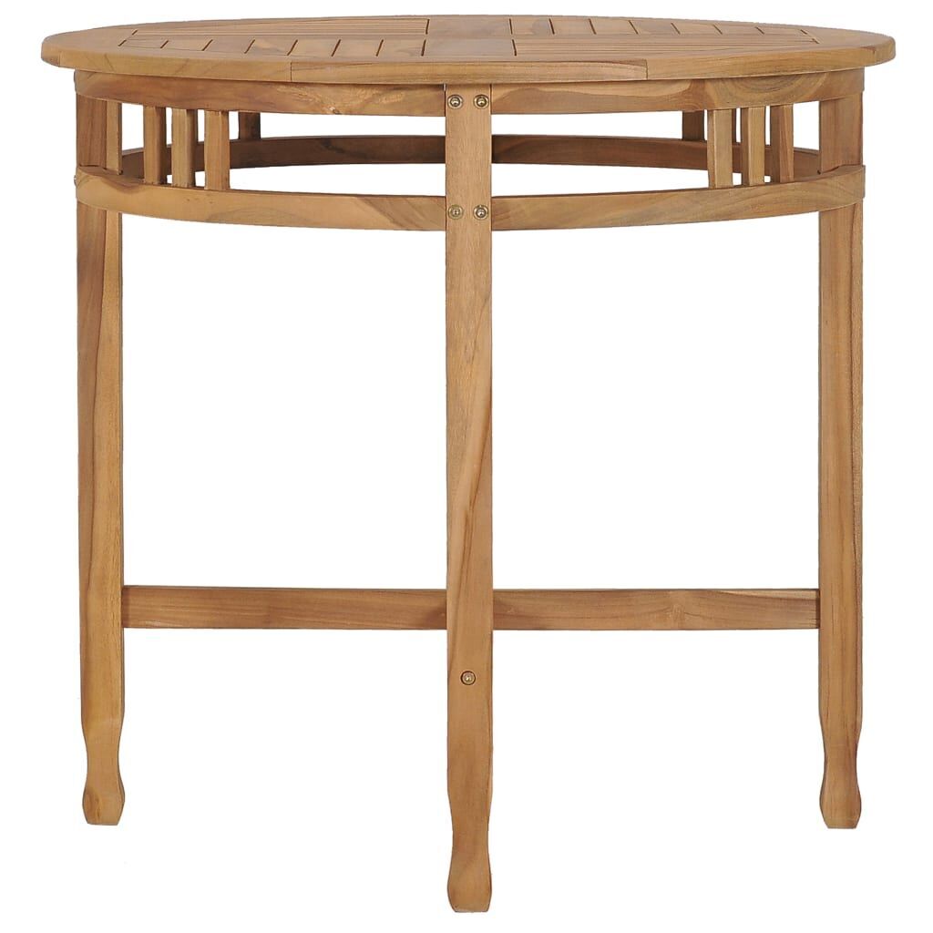 3 Piece Garden Dining Set Solid Teak Wood Price