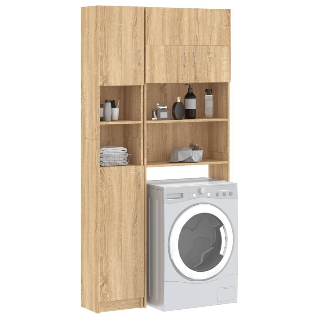 Washing Machine Cabinet Set Sonoma Oak Engineered Wood Price
