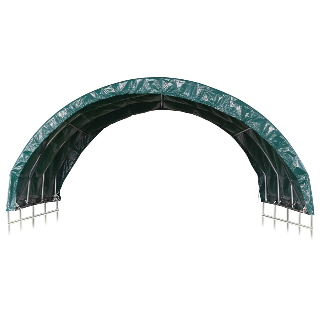 Livestock Tent PVC 3.7x3.7 m Green Price