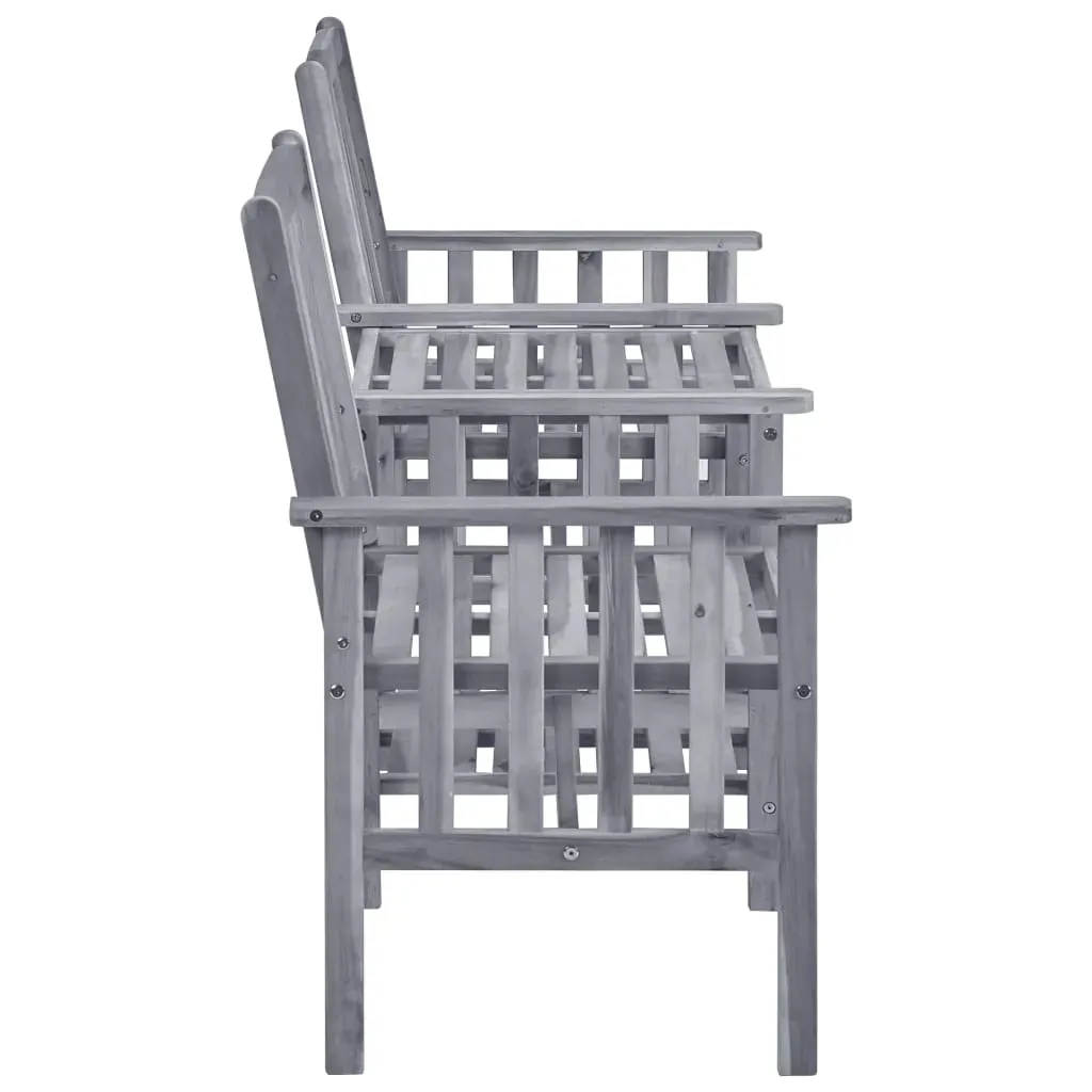 Garden Chairs with Tea Table and Cushions Solid Acacia Wood Price