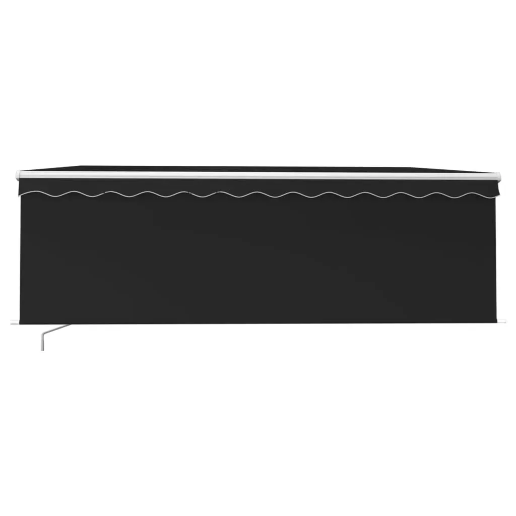 Manual Retractable Awning with Blind 4.5x3m Anthracite Price