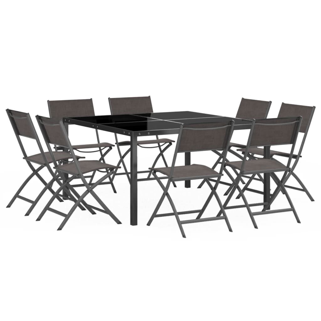 9 Piece Outdoor Dining Set Steel Price