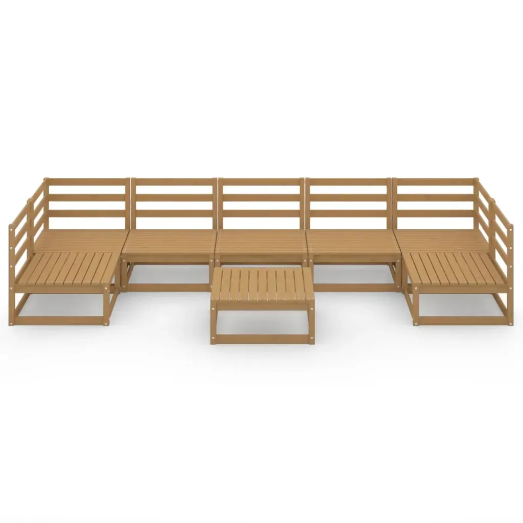 8 Piece Garden Lounge Set Solid Pinewood Price